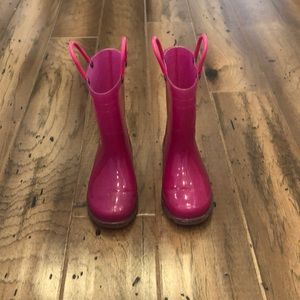 Western Chief - Glitter Pink Light Up Rain Boots